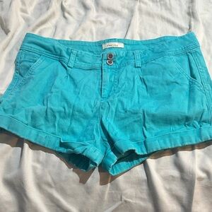 Love Culture Bright Teal Casual Shorts